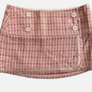 Abercrombie & Fitch Pink Lace Accent Skirt